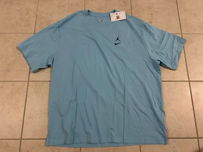Nike Air Jordan Para Hombre Brooklyn Swoosh Logo Camiseta Azul XXL Foto 1 de 4