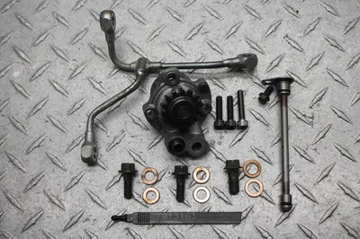 Yamaha YZ426F 2002 mangueras de línea de aceite del motor con pernos y tubo de entrega Foto 1 de 4