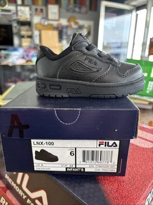 Fila Infants Size 6 LNX-100 Solid Black For(APS) - Image 1 of 4