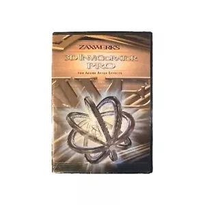 ZAXWERKS 3D Invigorator PRO Version 5.0.9 CD Disk Plug-in for Adobe AfterEffects - Picture 1 of 3