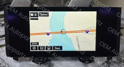 Lexus IS00T IS300 IS200T RC 2017-2021 Navigation display screen 86110-53140 Oem - Image 1 of 4