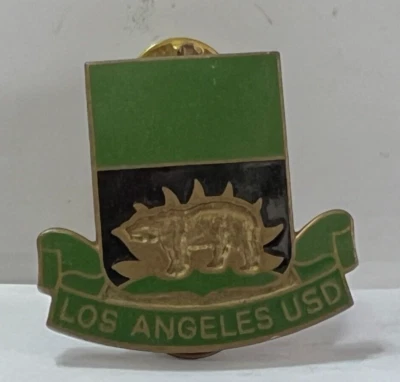 USA Belmont High School Los Angeles Enamel Badge 1st pattern 30x 32 mm By Meyer - Image 1 of 3