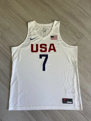 NUEVA CAMISETA OLÍMPICA DE BALONCESTO DEL EQUIPO NIKE DE RUSSELL WESTBROOK EE. UU. 2XL 4 DE JULIO Foto 1 de 4