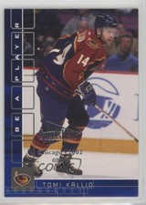 2001-02 ITG Be A Player Memorabilia Sapphire SportsFest Chicago /10 Tomi Kallio