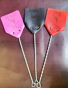 Personalised Australian Leather Fly Swatter - Picture 1 of 6