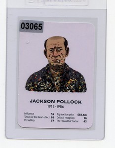 #03065 JACKSON POLLOCK Artist Trade Card