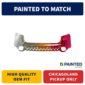 Rear Bumper Cover Painted to Match for Toyota Highlander Hyb 14-16 521590E912 - Picture 1 of 6