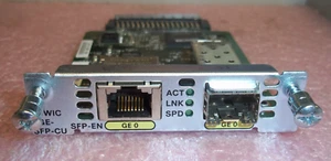 Cisco EHWIC-1GE-SFP-CU 1-Port Enh High-Speed Gigabit Ethernet Interface - Bild 1 von 1