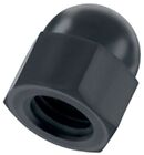 Kunststoff Hutmutter M8 schwarz Nylon 10 Stück