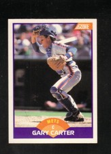 Gary Carter--New York Mets--1989 Score Baseball Card