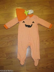 CARTERS HALLOWEEN JACK-O-LANTERN OUTFIT~COSTUME~6 MO~PUMPKIN~NWT - Picture 1 of 1
