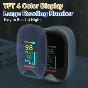 Blood Glucose Monitor LED Display Fingertip Oximeter for Adults Seniors (White) - Picture 1 of 6