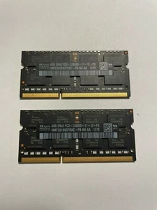 8GB Kit | 2 x 4GB | Hynix DDR3 1600MHz Laptop RAM | 12800S | TESTED & WORKING - Picture 1 of 2