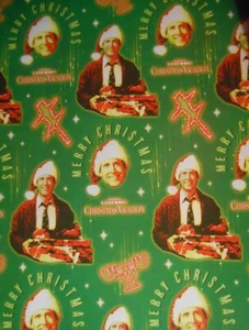 Lampoon Weihnachten Urlaub Clark Griswold Geschenkpapier 2 Yard gefaltet Decoupage - Bild 1 von 1