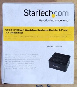 StarTech Duplicateur de Disque Dur Autonome, Double Baie HDD/SSD Cloner/Copieur - Photo 1/3