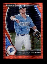 CLAY DUNGAN 2021 PRIZM DRAFT PICKS #PDP209 RARE ROOKIE RED PULSAR #06/11 BD6951