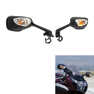 Side Rear View Mirror Turn Signal Fit For Suzuki GSXR1000 GSXR 1000 2009-2016 08 - Picture 1 of 17