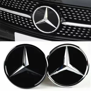 Mercedes Benz Auto Frontgrill Emblem Stern Badge für W204 W205 W212 W213 X156 X25 - Bild 1 von 12