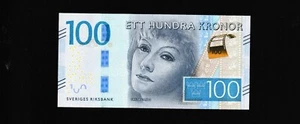 Sweden 100 Korona 2016 AUNC - Picture 1 of 2