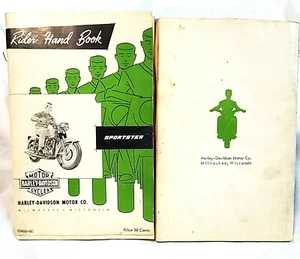 HARLEY DAVIDSON SPORTSTER OEM ORIGINAL 6-59 RIDER HANDBOOK OWNERS MANUAL99466-60 - Picture 1 of 11