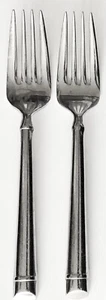 Reed & Barton Edelstahl Impression SALAT Gabel GABELN PAAR 2er Set - Bild 1 von 2