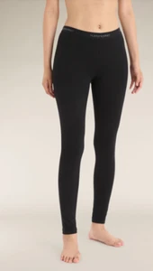 Icebreaker Mujer Merino 200 Oasis Leggings Térmicos Capa Base Negro Pequeño Nuevo con Etiquetas - Imagen 1 de 4