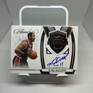 💥2021-22 Panini Flawless Karl Malone USA Basketball Auto Autograph #05/25💥