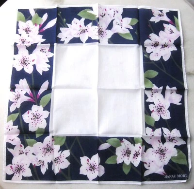 HANAE MORI, носовой платок, новый, хлопок, 16 «x 15», Япония - Изображение 1 из 4