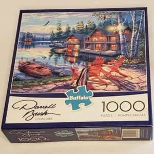  Buffalo Games Loon Lake 1000 Piece Jigsaw Puzzle Darrell Bush. Sealed box  - Picture 1 of 3