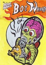 2020 Topps On Demand Wacky Attacky Packages Mars Attacks Sketch Card Floydman