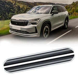 2 Stück Seitenschritte Trittbretter für Skoda Kodiaq 2024 2025 Nervenleiste - Picture 1 of 5