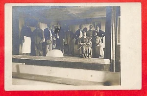 HALLE SAALE ? KRIEGSGEFANGENENLAGER CARTE PHOTO " REPRESENTATION THEATRE " 1917 - Picture 1 of 2