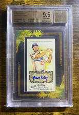 2008 Topps Allen & Ginter Matt Kemp Framed Mini Auto BGS 9.5