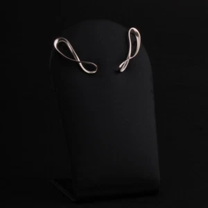 Georg Jensen Sterling Earrings # 452D, Infinity. Modern. Regitze Overgaard. NEW! - Picture 1 of 5