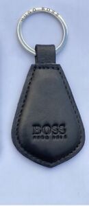 Hugo Boss Black Leather Keyring