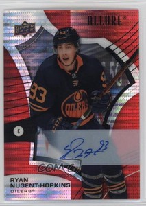 2021-22 Upper Deck Allure Red Rainbow Auto Ryan Nugent-Hopkins #6 Auto