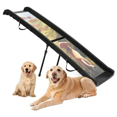 Rampa Plegable para Perros para SUV Coche Cama Perros Grandes Ligera Portátil Rampa para Mascotas Foto 1 de 4