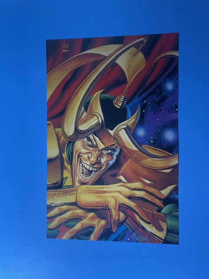 MARVEL COMICS LOKI GOD OF MISCHIEF PÔSTER PIN UP NOVO. - Imagem 1 de 3