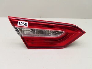 2018 - 2020 TOYOTA CAMRY REAR LEFT DRIVER SIDE INNER TAILLIGHT LAMP HALOGEN OEM - Picture 1 of 9