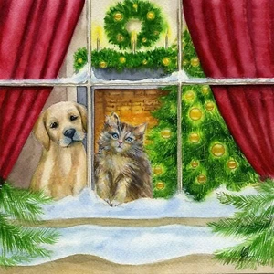 Rompecabezas de Navidad SunsOut Se ve frío por ahí 500 piezas hecho en EE. UU. - Imagen 1 de 3