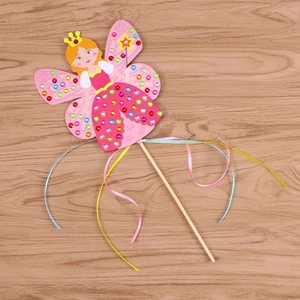 2 Sets Princess Wands for Girls Kids Creative Fairy Making Kit Craft Supplies - Picture 1 of 12