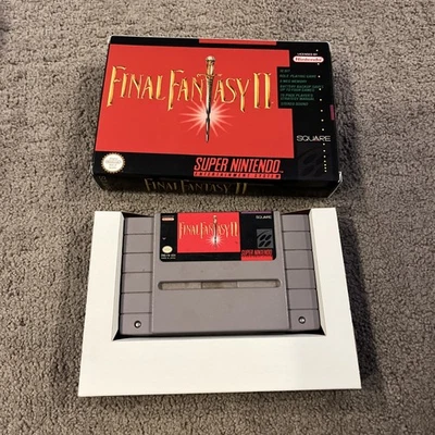 Final Fantasy II SNES Super Nintendo  1991 Video Game No Map Or Manual SNES - Image 1 of 4