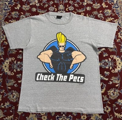 Camiseta De Colección 1998 Johnny Bravo Cartoon Network Promo Anime Película Años 90 2000 Y2K Foto 1 de 4