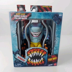 New NIB Street Sharks STREEX 30th Anniversary Action Figure Mattel HYD60 2024 - Picture 1 of 6