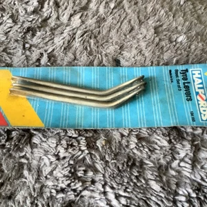 Set Of 3 Halfords Steel Tyre Levers In Packet Retro Tools - Picture 1 of 4