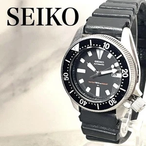 Seiko 4205-0142 Date Diver Scuba 150m Automatic Mens Watch Authentic Working - Picture 1 of 5