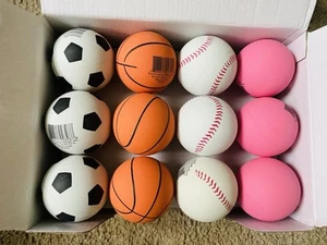 Lot of 24 Rubber Bouncy Ball to a case. 2 1/2" Bounce Sports for Kids and pets - Picture 1 of 4