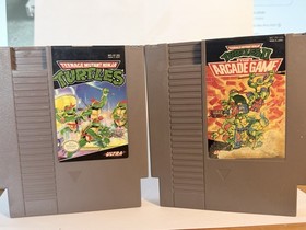 Teenage Mutant Ninja Turtles + TMNT II NES Lot &ndash; Tested &ndash; Cart Only