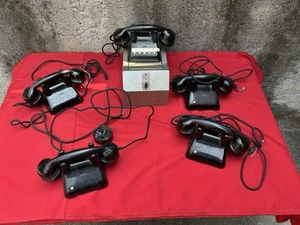 TELEFONO CENTRALINO VINTAGE ANTICO URMET TORINO BACHELITE - Zdjęcie 1 z 8