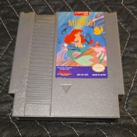 Disney's The Little Mermaid NES (Nintendo Entertainment System, 1991) w/manual
